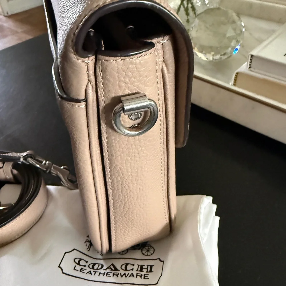 Coach Cassie Taupe Pebbled Leather - Picture 6 of 12